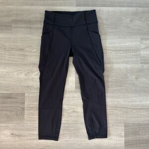 Lululemon Wunder Train Cropped Tights - Black